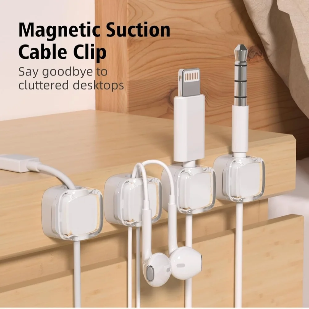 Magnetic Cable 6-Pack Magnetic Clips